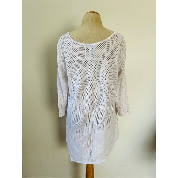 CLARA SUNWOO White Tunic Top Sz Small - Picture 5 of 8